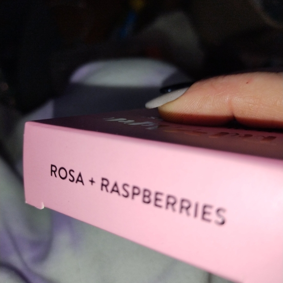 Red Aspen "Rosa + Raspberries" Medium Square - Picture 2 of 2